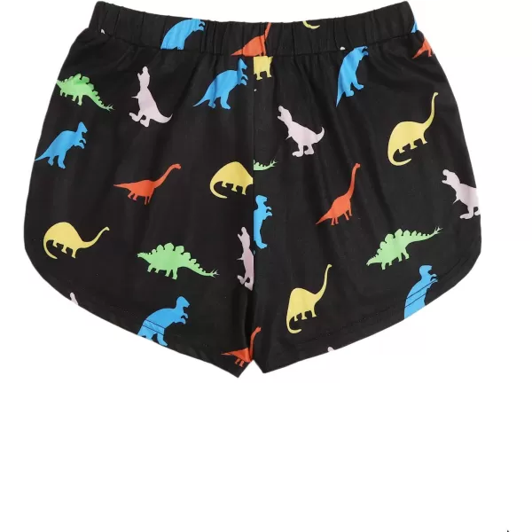 SweatyRocks Women's Summer Dolphin Running Workout Shorts Rainbow Stripe Short Pant