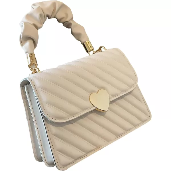 SweatyRocks Women's Top Handle Button Flap Pu Leather Square Handbags Crossbody Bags