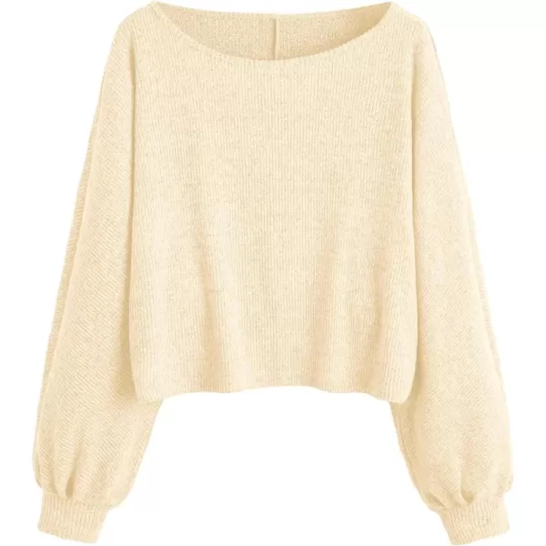 SweatyRocks Women's Casual Solid Ribbed Knit Raglan Long Sleeve Crop Top T Shirt