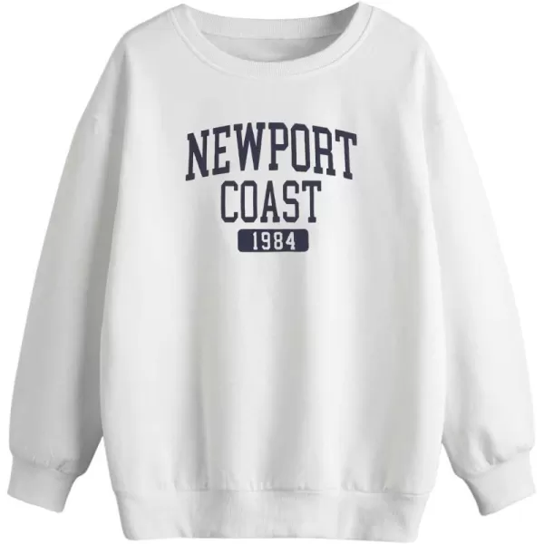 SweatyRocks Women's Casual Sweatshirt Long Sleeve Graphic Print Pullover Tops