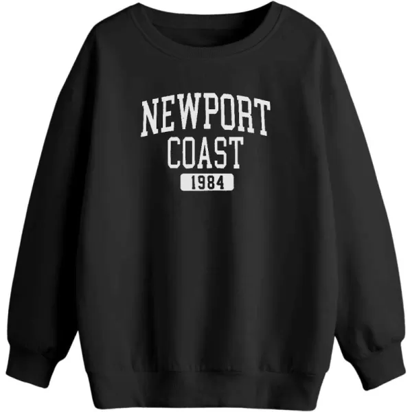 SweatyRocks Women's Casual Sweatshirt Long Sleeve Graphic Print Pullover Tops