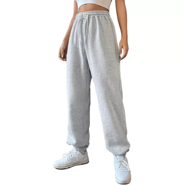 SweatyRocks Women's Drawstring Waist Striped Side Jogger Sweatpants with Pocket