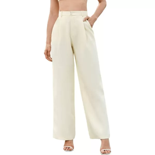 SweatyRocks Women's Elegant High Waist Solid Long Pants Office Trousers