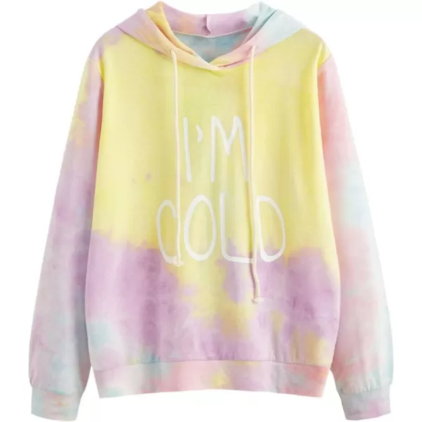 SweatyRocks Womens Long Sleeve Floral Print Pullover Hoodie Sweatshirt Tops