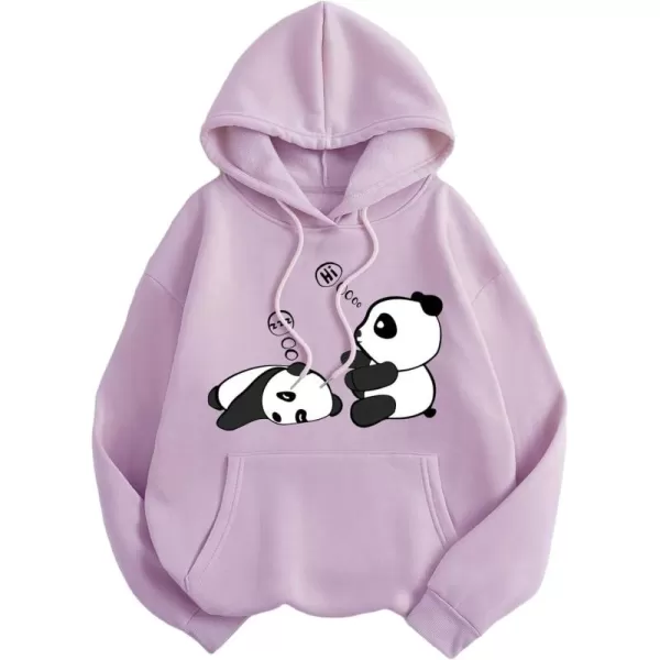 SweatyRocks Womens Long Sleeve Floral Print Pullover Hoodie Sweatshirt Tops