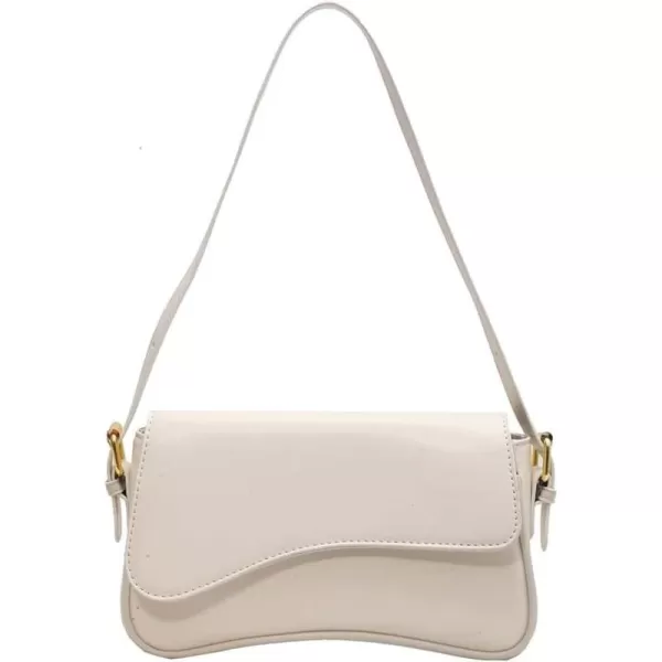 SweatyRocks Women's Medium PU Leather Flap Shoulder Bag Elegant Handbag Clutch Purse