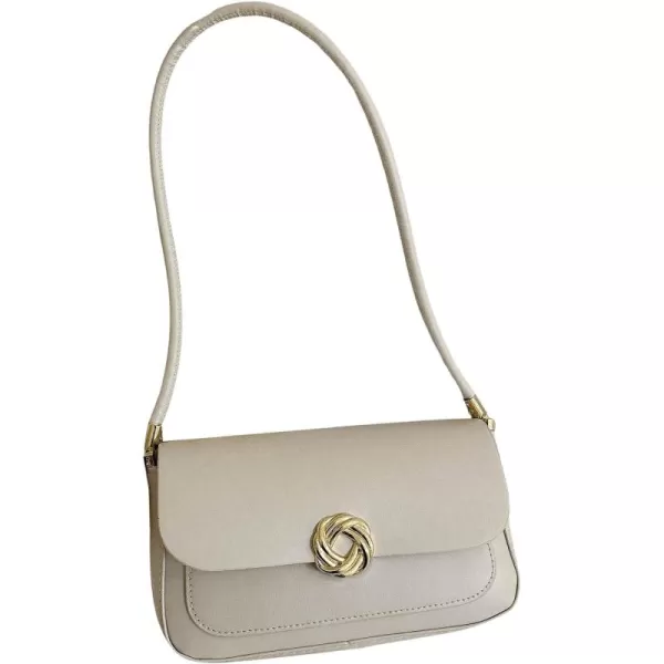 SweatyRocks Women's Retro Leather Flap Buckle Square Shoulder Bag Top Handle Small Clutch Purses