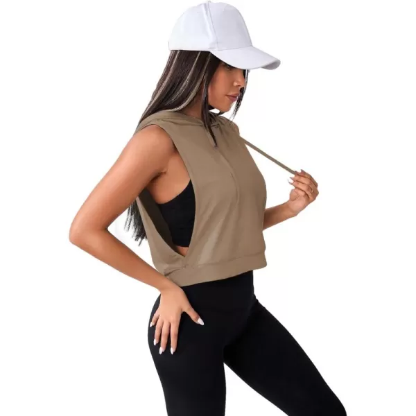 SweatyRocks Women's Sleeveless Workout Top Gym Activewear Crop Tank Top Open Side Shirt for Athletic Exercise Running