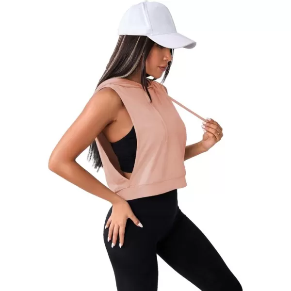 SweatyRocks Women's Sleeveless Workout Top Gym Activewear Crop Tank Top Open Side Shirt for Athletic Exercise Running