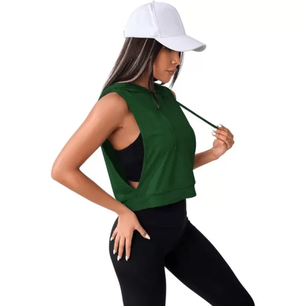SweatyRocks Women's Sleeveless Workout Top Gym Activewear Crop Tank Top Open Side Shirt for Athletic Exercise Running