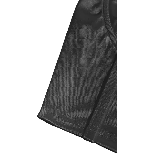 SweatyRocks Women's Basic Spaghetti Strap Slim Fit Bustier Satin Cami Crop Top
