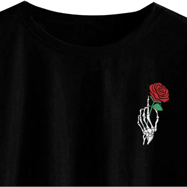 SweatyRocks Women's Cactus Print Crop Top Summer Short Sleeve Graphic T-Shirts
