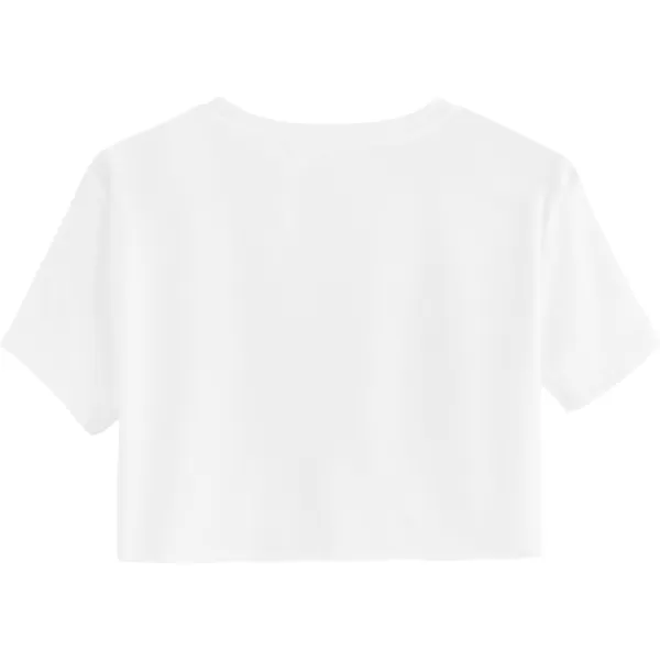 SweatyRocks Women's Cactus Print Crop Top Summer Short Sleeve Graphic T-Shirts