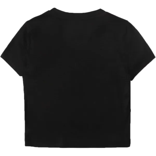 SweatyRocks Women's Cactus Print Crop Top Summer Short Sleeve Graphic T-Shirts