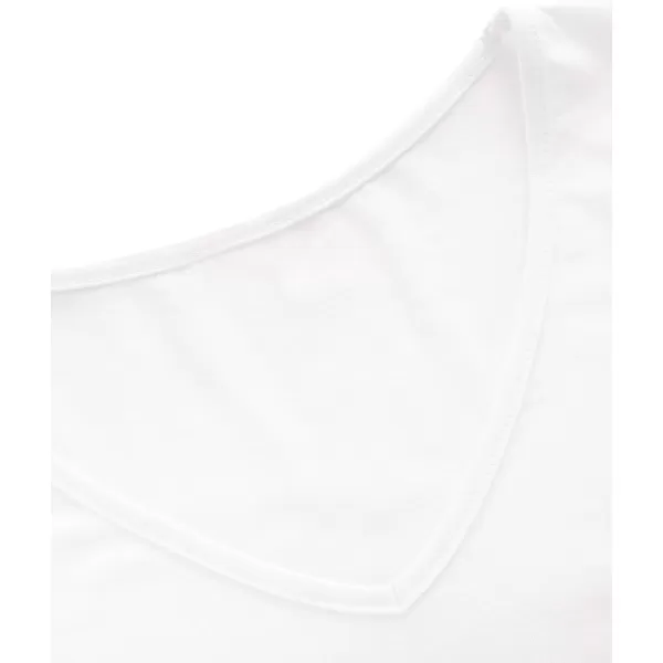 SweatyRocks Women's Casual V Neck Short Sleeve Soild Basic Crop Top T-Shirt