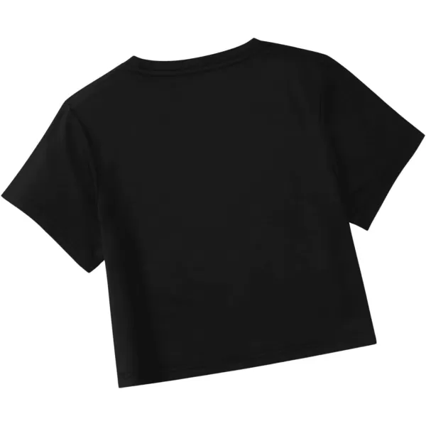 SweatyRocks Women's Cute Floral Print Cropped Tee Short Sleeve Crop Top