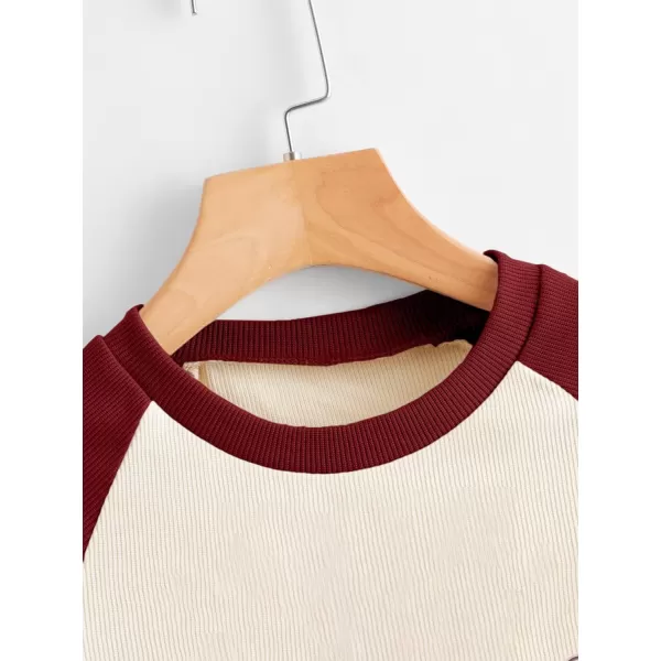SweatyRocks Women's Graphic Print Round Neck T Shirt Short Sleeve Crop Tee Tops