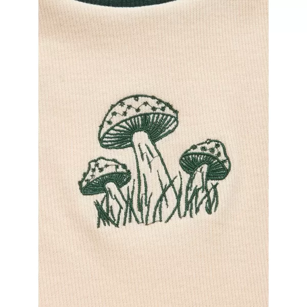 SweatyRocks Women's Graphic Print Round Neck T Shirt Short Sleeve Crop Tee Tops
