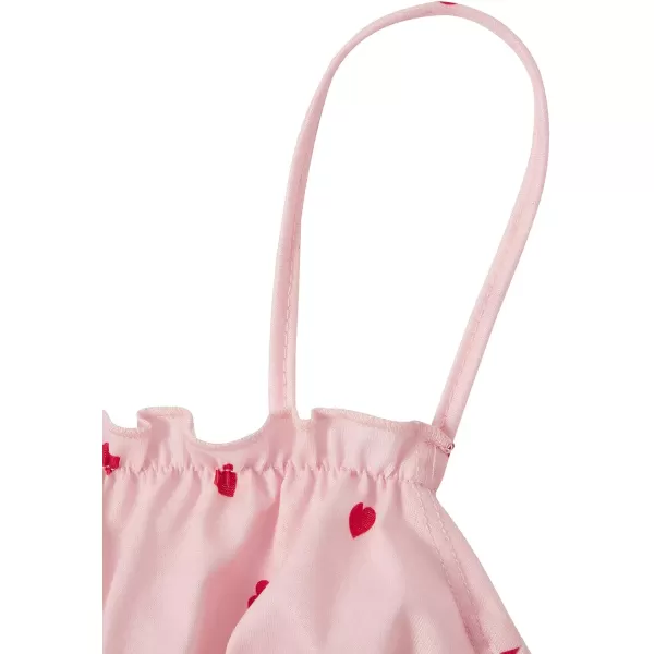 SweatyRocks Women's Ruched Frill Trim Spaghetti Strap Crop Cami Tank Tops Camisole