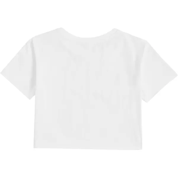 SweatyRocks Women's Short Sleeve T Shirt Graphic Print Distressed Crop Top