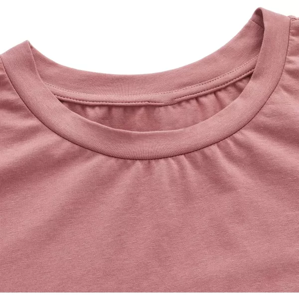 SweatyRocks Women's Short Sleeve Tie Dye Tie Hem Summer Crop T-Shirt Tops Blouse