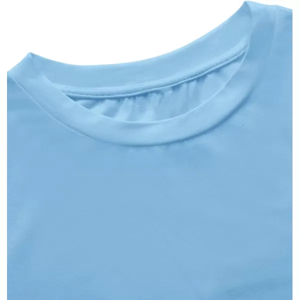 SweatyRocks Women's Short Sleeve Tie Dye Tie Hem Summer Crop T-Shirt Tops Blouse