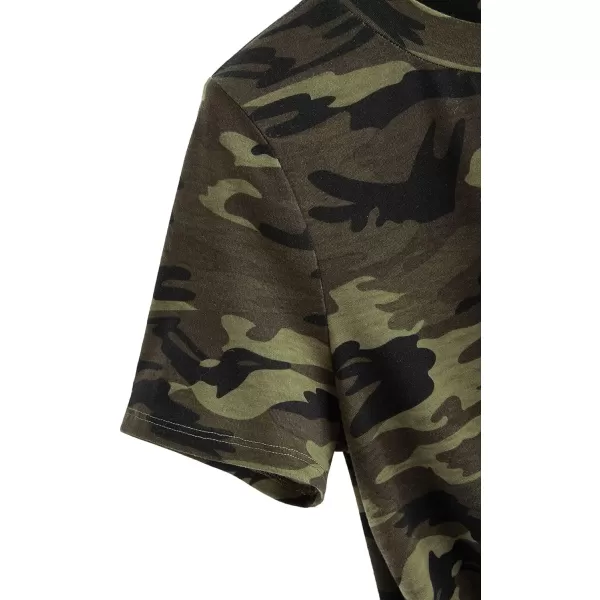 SweatyRocks Women's Short Sleeve Tie Dye Tie Hem Summer Crop T-Shirt Tops Blouse