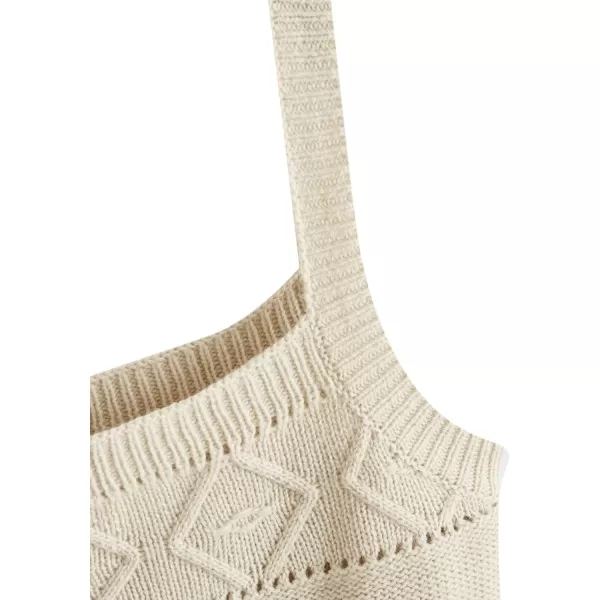 SweatyRocks Women's Sleeveless Solid Knit Straps Crop Tank Tops