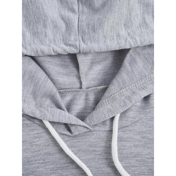 SweatyRocks Women's Summer Sleeveless Hooded Tank Top T-Shirt for Athletic Exercise Relaxed Breathable