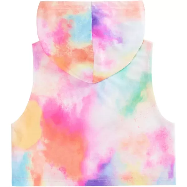SweatyRocks Women's Summer Sleeveless Hooded Tank Top T-Shirt for Athletic Exercise Relaxed Breathable
