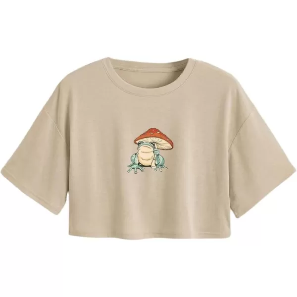 SweatyRocks Women's Cactus Print Crop Top Summer Short Sleeve Graphic T-Shirts