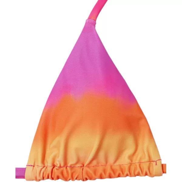 SweatyRocks Women's Sexy Bathing Suits Halter Bikini Top Tie Dye Two Piece Swimsuits