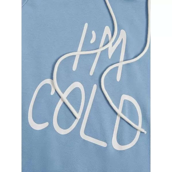 SweatyRocks Women's Hoodies Long Sleeve Pullover Drawstring Sweatshirt Hoodies with Pocket