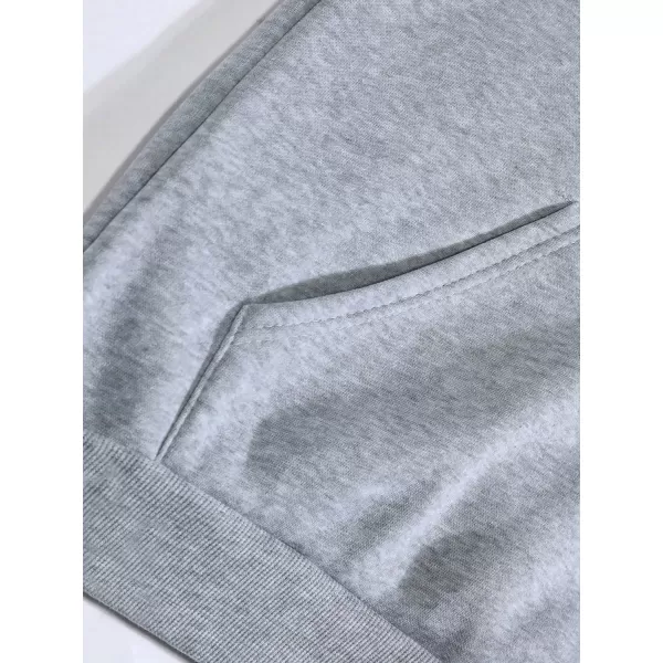 SweatyRocks Women's Hoodies Long Sleeve Pullover Drawstring Sweatshirt Hoodies with Pocket