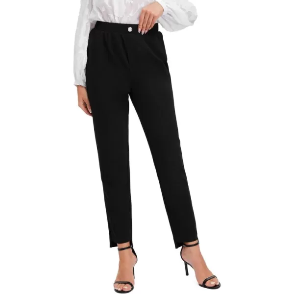 SweatyRocks Women's Basic Leggings Stretchy Slim Elastic High Waist Work Pants