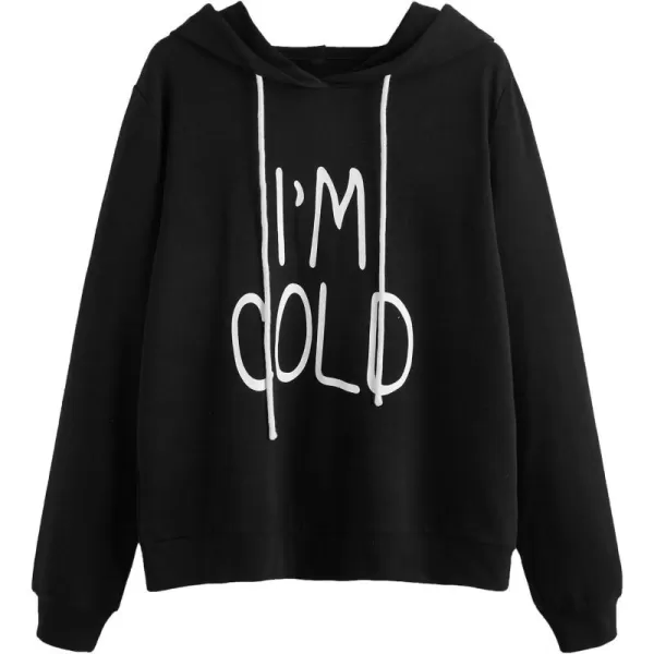 SweatyRocks Women's Hoodies Long Sleeve Pullover Drawstring Sweatshirt Hoodies with Pocket