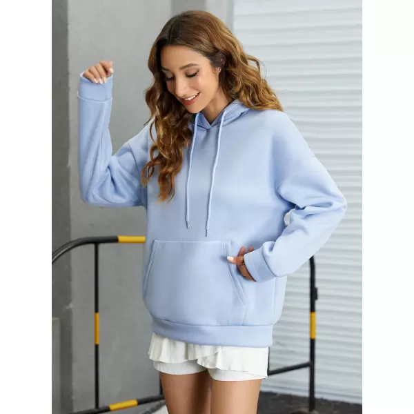 SweatyRocks Women's Long Sleeve Drop Shoulder Pullover Sweatshirt Graphic Letter Hoodie Drawstring Thermal Sweatshirt