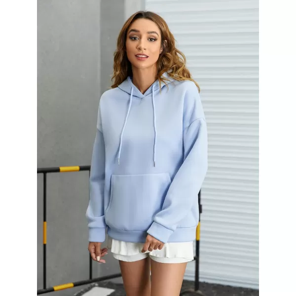 SweatyRocks Women's Long Sleeve Drop Shoulder Pullover Sweatshirt Graphic Letter Hoodie Drawstring Thermal Sweatshirt