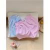 imageSweatyRocks Girls 2 Pack Striped Shorts Letter Patched High Waisted Summer ShortsMulticolor