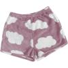 imageSweatyRocks Womens Casual Fuzzy Pajama Shorts Fleece Lounge Short PantsCloud Purple