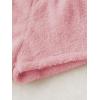 imageSweatyRocks Womens Casual Fuzzy Pajama Shorts Fleece Lounge Short PantsLight Pink