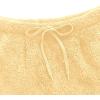 imageSweatyRocks Womens Casual Fuzzy Pajama Shorts Fleece Lounge Short PantsPale Yellow