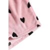 imageSweatyRocks Womens Casual Fuzzy Pajama Shorts Fleece Lounge Short PantsPink Heart