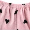 imageSweatyRocks Womens Casual Fuzzy Pajama Shorts Fleece Lounge Short PantsPink Heart