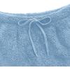 imageSweatyRocks Womens Casual Fuzzy Pajama Shorts Fleece Lounge Short PantsPlain Blue