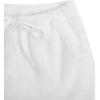 imageSweatyRocks Womens Casual Fuzzy Pajama Shorts Fleece Lounge Short PantsPlain White