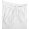 imageSweatyRocks Womens Casual Fuzzy Pajama Shorts Fleece Lounge Short PantsPlain White
