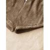 imageSweatyRocks Womens Casual Fuzzy Pajama Shorts Fleece Lounge Short PantsSolid Brown