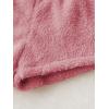 imageSweatyRocks Womens Casual Fuzzy Pajama Shorts Fleece Lounge Short PantsSolid Hot Pink