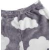 imageSweatyRocks Womens Casual Fuzzy Pajama Shorts Fleece Lounge Short PantsWhite Grey